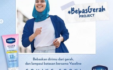 #BebasGerah dengan Vaseline Hijab Bright
